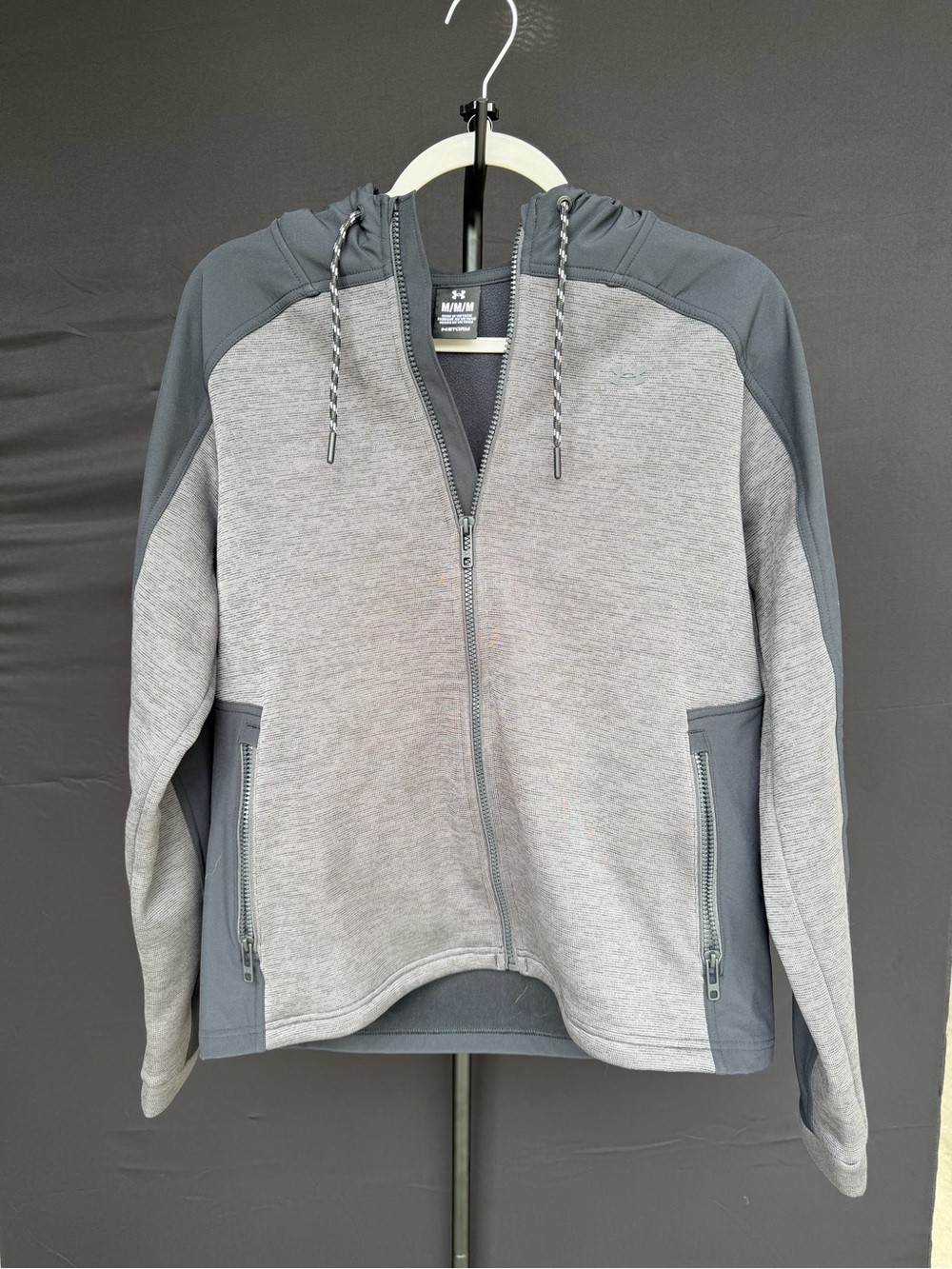 Under Armour Black/Gray Storm Full-Zip Hoodie